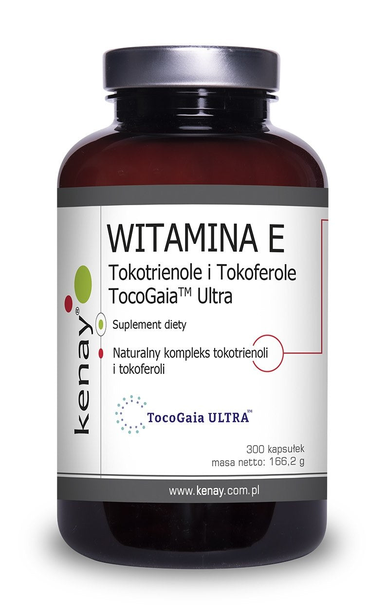 KENAY E vitamīna tokotrienoli un tokoferoli TocoGaia Ultra 300 kapsulas