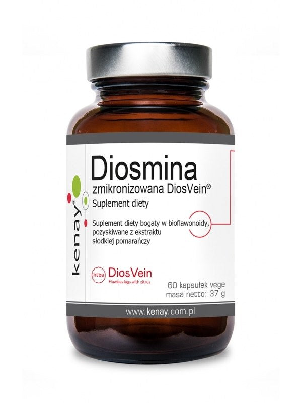 KENAY Diosmin mikronizēts DiosVein 60 kapsulas