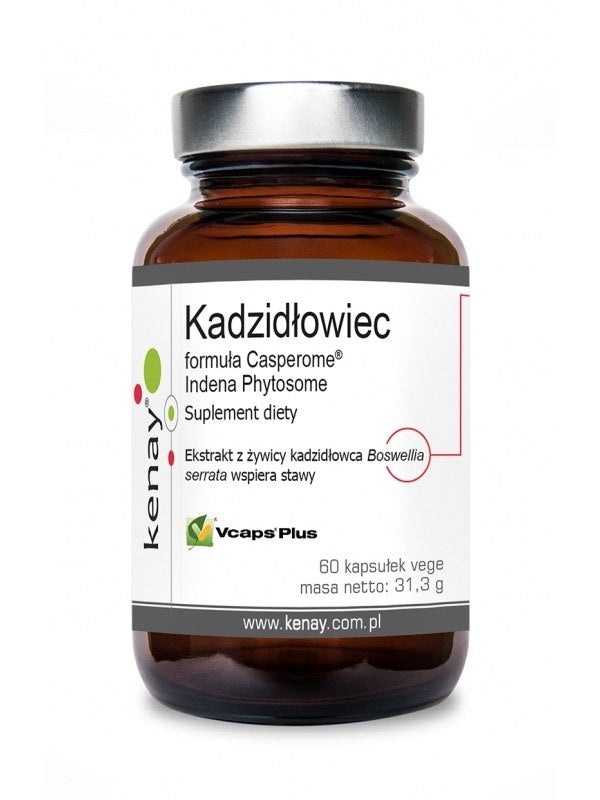 KENAY Boswellia, Commiphora, indeno fitosomu ekstrakts, 60 kapsulas