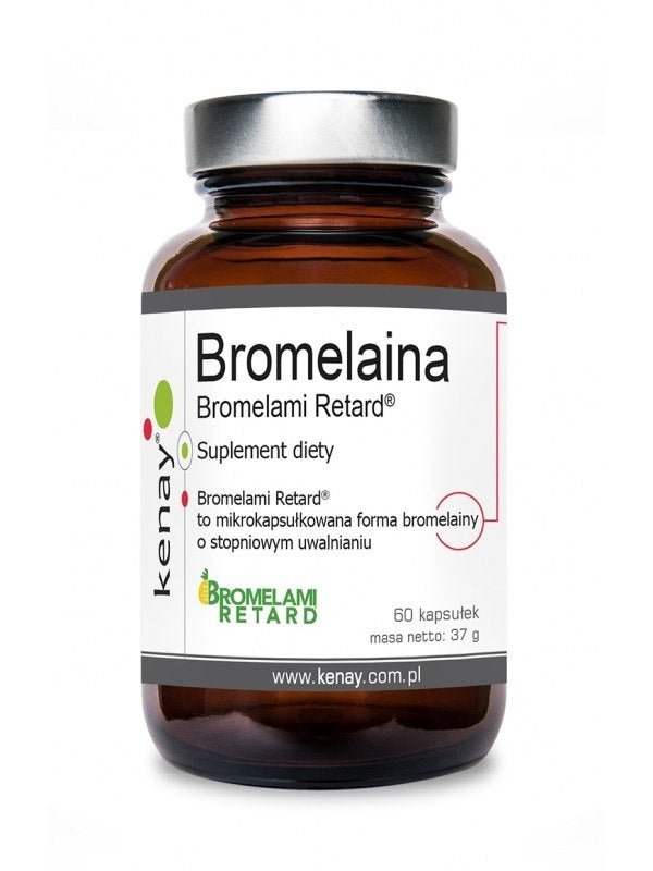 KENAY Bromelain - Bromelamīns Retard 60 kapsulas