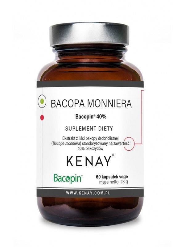 KENAY Bakopa Monnieri Bakopīns 40% 60 kaps.