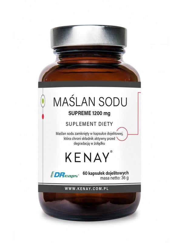 KENAY natrio butirāts SUPREME 60 kapsulas