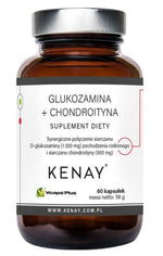 KENAY glikozamīns + hondroitīns 60 kapsulas