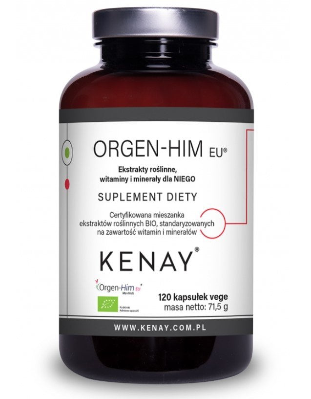 KENAY Orgen-Him Augu ekstrakti, vitamīni un minerālvielas VIŅAM 120 kapsulas