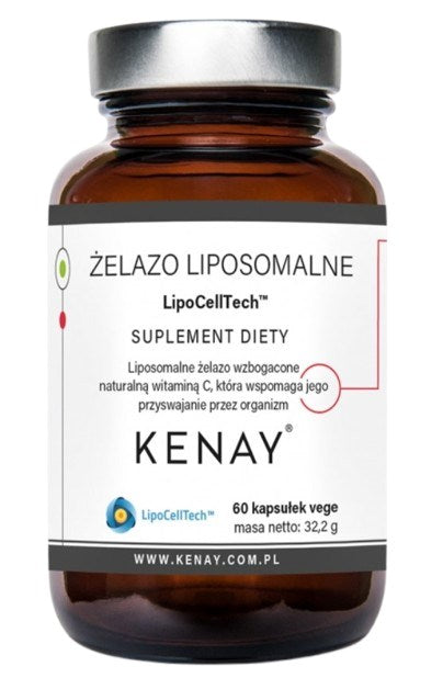 KENAY LipoCellTech™ Liposomālā dzelzs 60 kapsulas