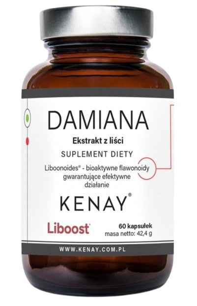 KENAY DAMIANA lapu ekstrakts 60 kapsulas