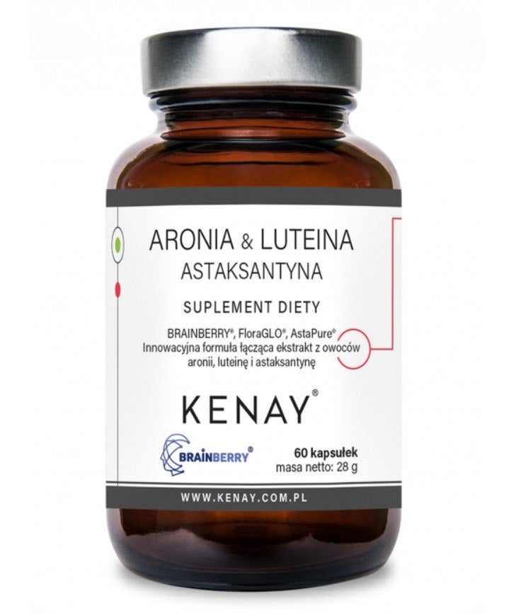 KENAY Aronia & Luteīns Astaksantīns 60 kapsulas