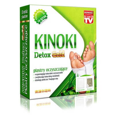 AURA HERBALS KINOKI Detox Gold attīrošie plāksteri 10 gab.