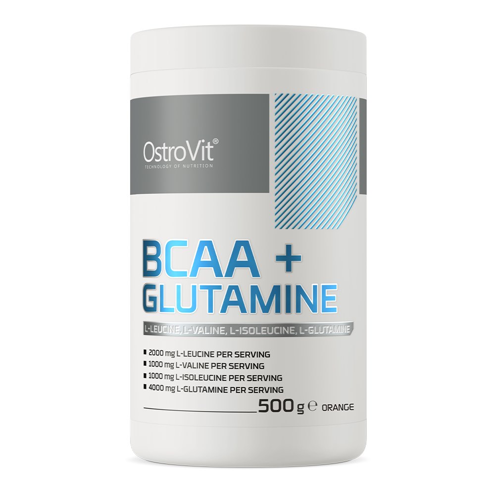 OstroVit BCAA + Glutamīns – apelsīnu garša 500 g