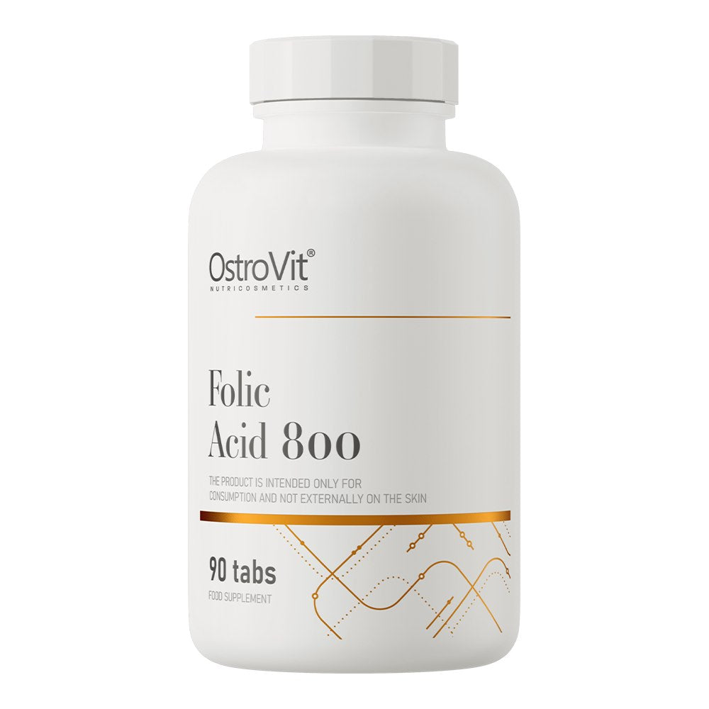OstroVit folijskābe 800 - folijskābe 90 tabletes