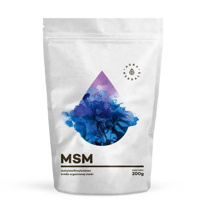 AURA HERBALS serums MSM — metilsulfonilmetāns 200 g