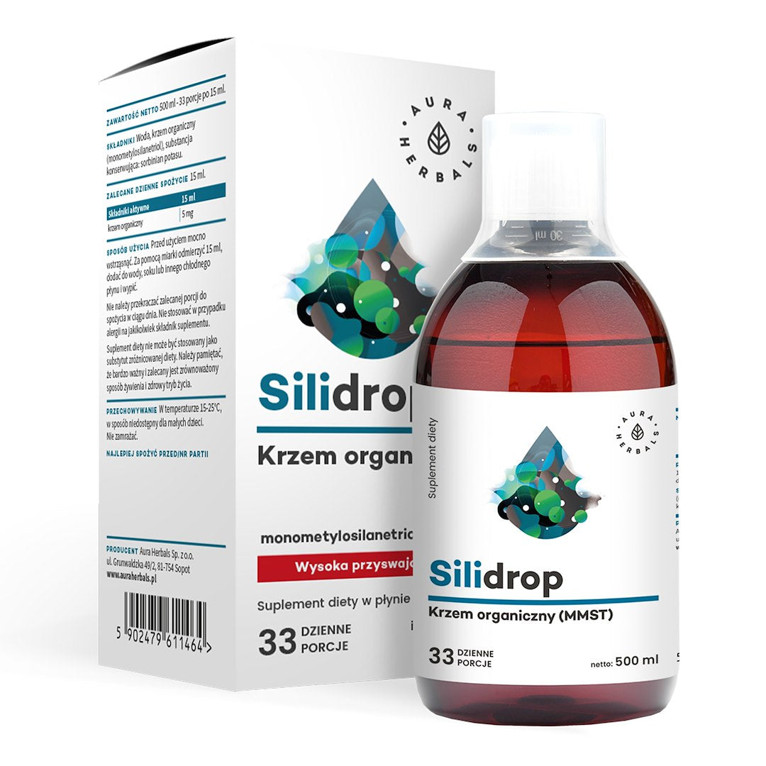 AURA HERBALS Silidrop silikona ziepes 500 ml