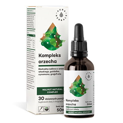 AURA HERBALS grieķu riekstu dabīgais komplekss 50 ml
