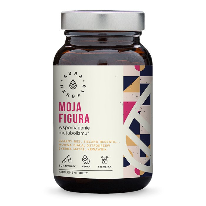 AURA HERBALS Mana figūra - vielmaiņas atbalstam 60 kapsulas