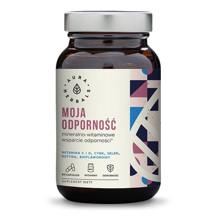 AURA HERBALS Mana imunitāte - minerālvielas un vitamīni 60 kapsulas