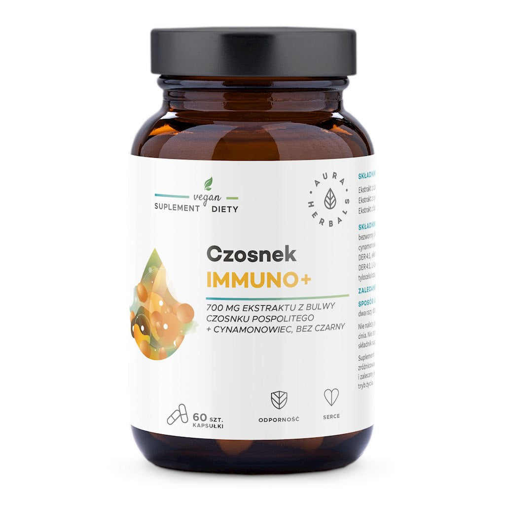 AURA HERBALS Ķiploku imunoglobulīni+ 60 kapsulas