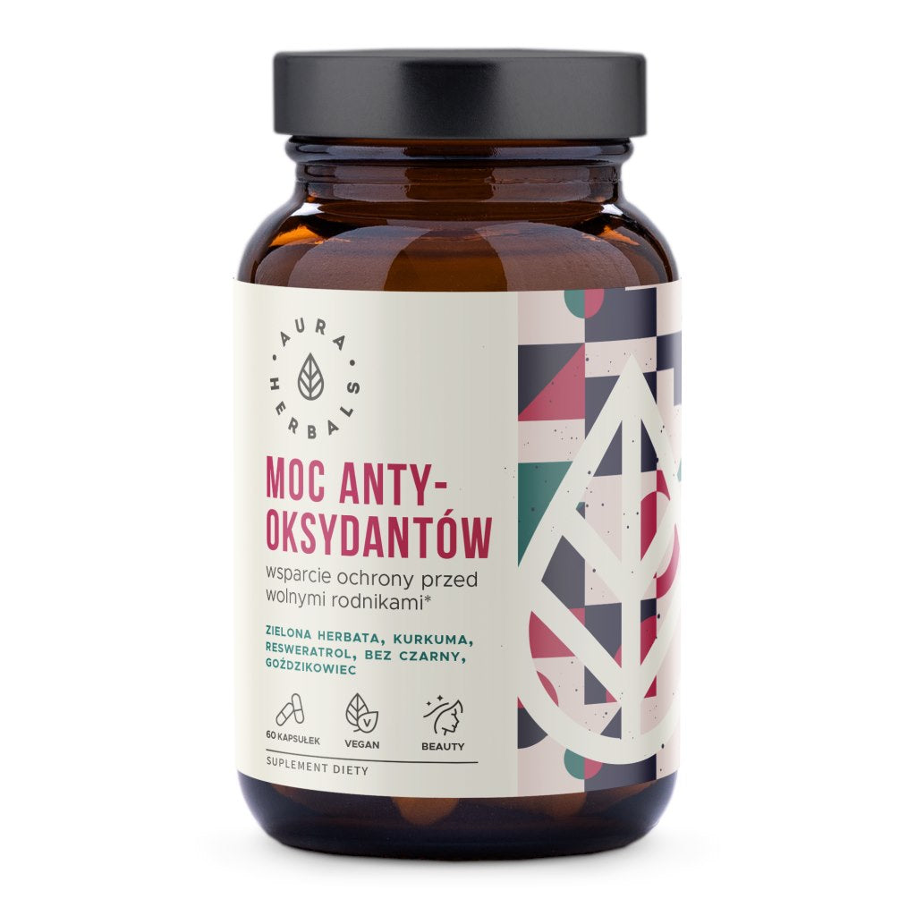 AURA HERBALS Antioksidantu spēks 60 kapsulas