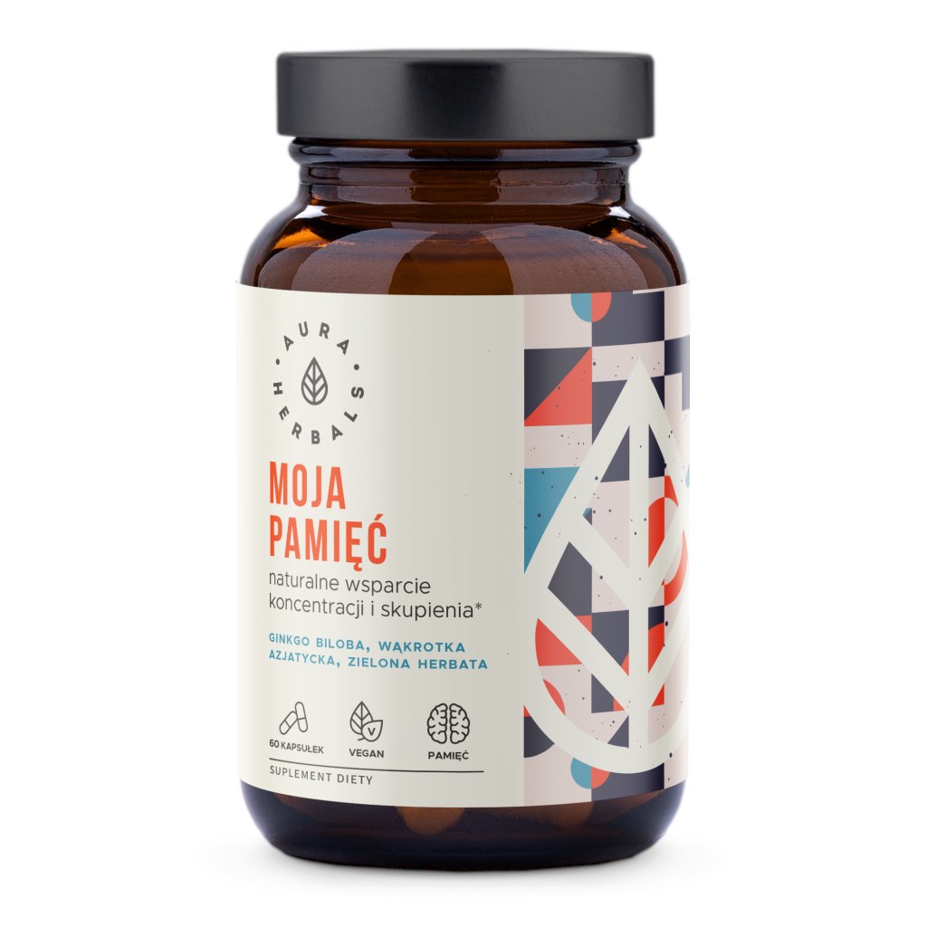 AURA HERBALS Mana atmiņa – koncentrēšanās un uzmanības fokusēšana 60 kapsulas