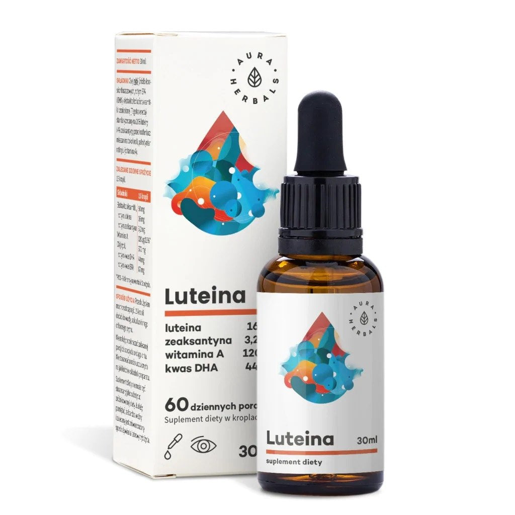 AURA HERBALS Luteīns + A vitamīns + DHA + Zeaksantīns 30 ml