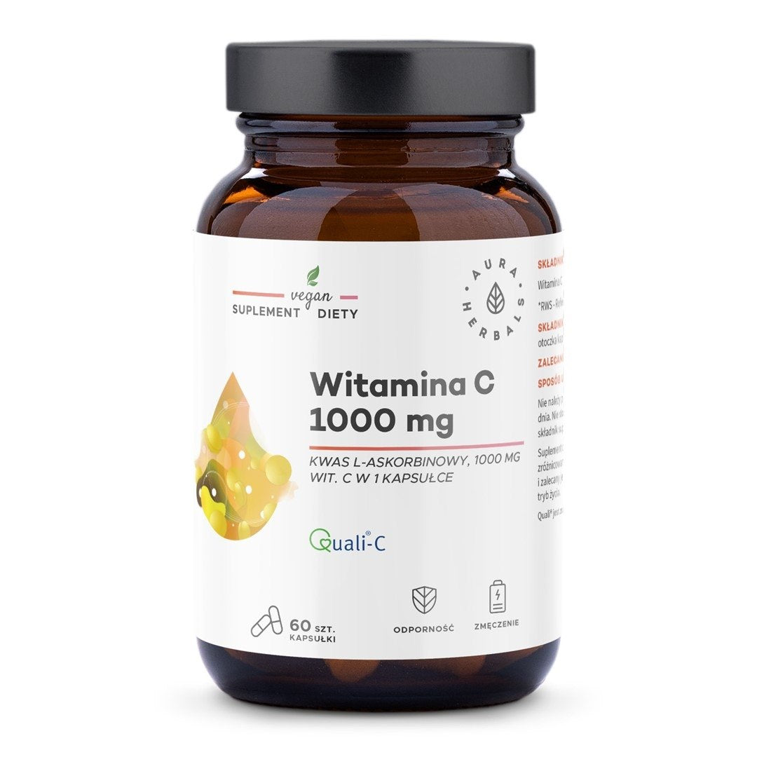 AURA HERBALS C vitamīns 1000 mg 60 kapsulas
