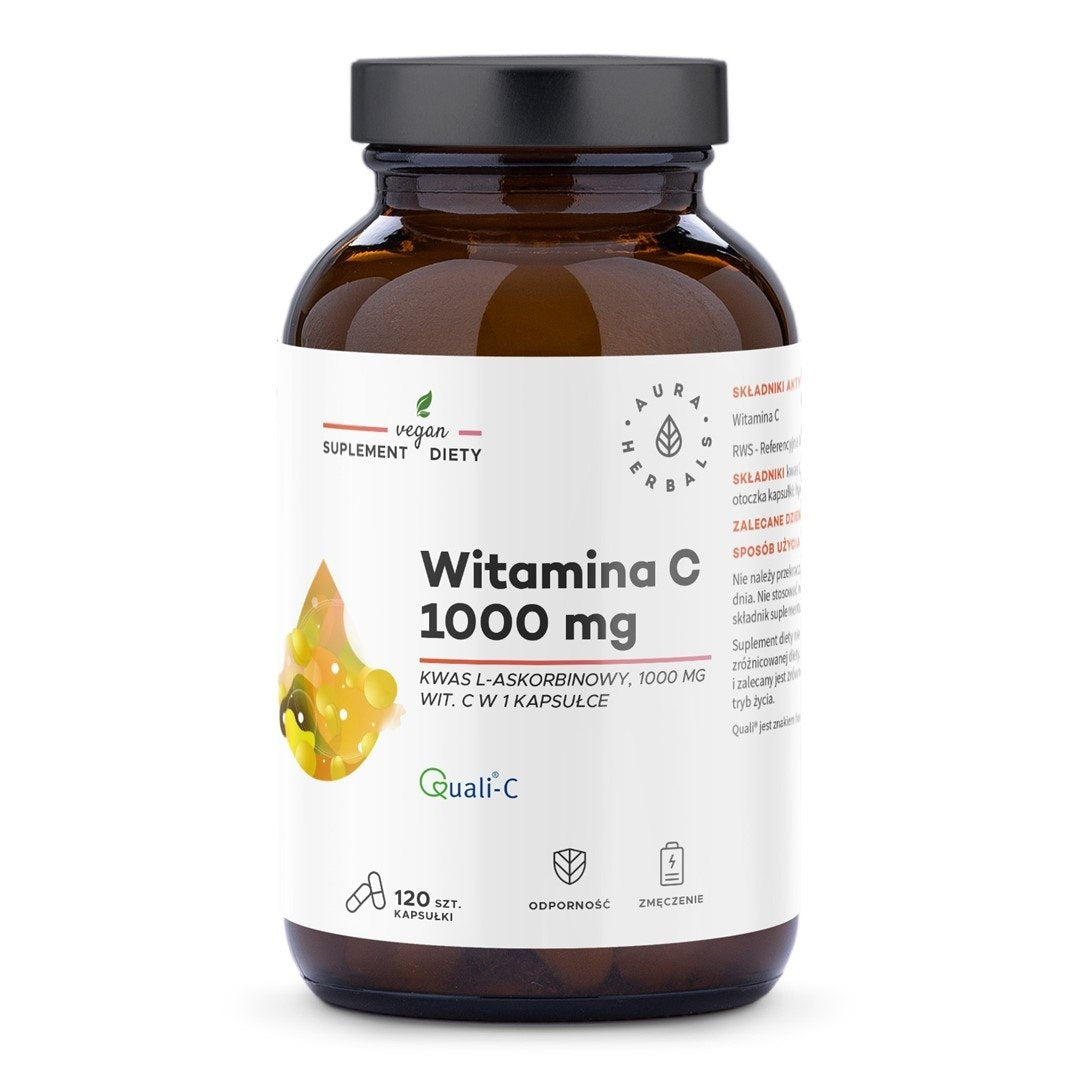 AURA HERBALS C vitamīns 1000 mg 120 kapsulas