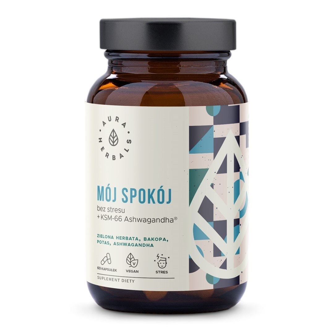 AURA HERBALS Mans miers bez stresa ar Ašvagandu 60 kapsulas