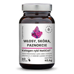 AURA HERBALS zivju kolagēns NatiCol 800 mg - matiem, ādai, nagiem 60 kaps.