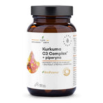 AURA HERBALS Kurkuma 500 mg C3 komplekss® + piperīns 60 kapsulas