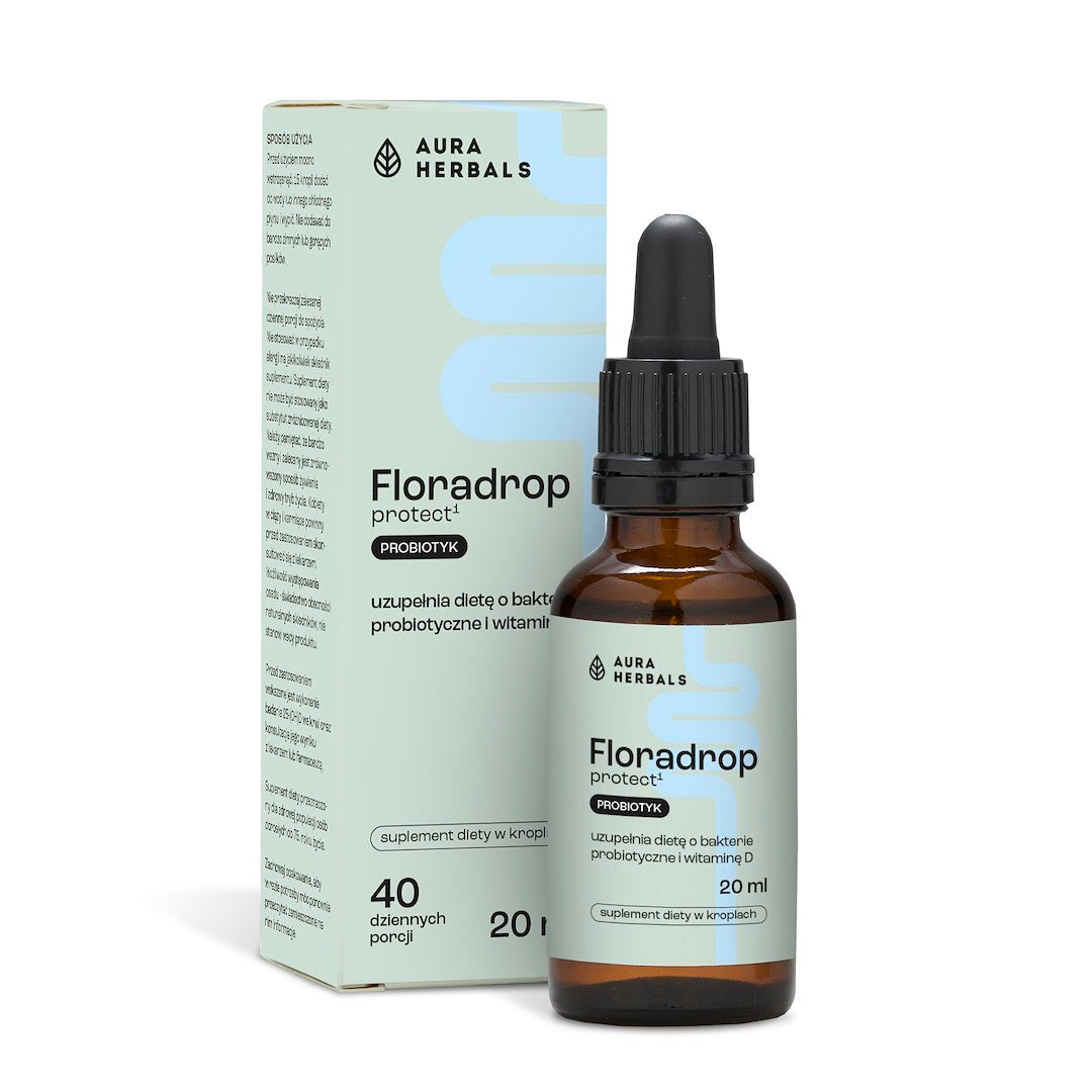 AURA HERBALS Floradrop aizsargājošās probiotikas 20 ml