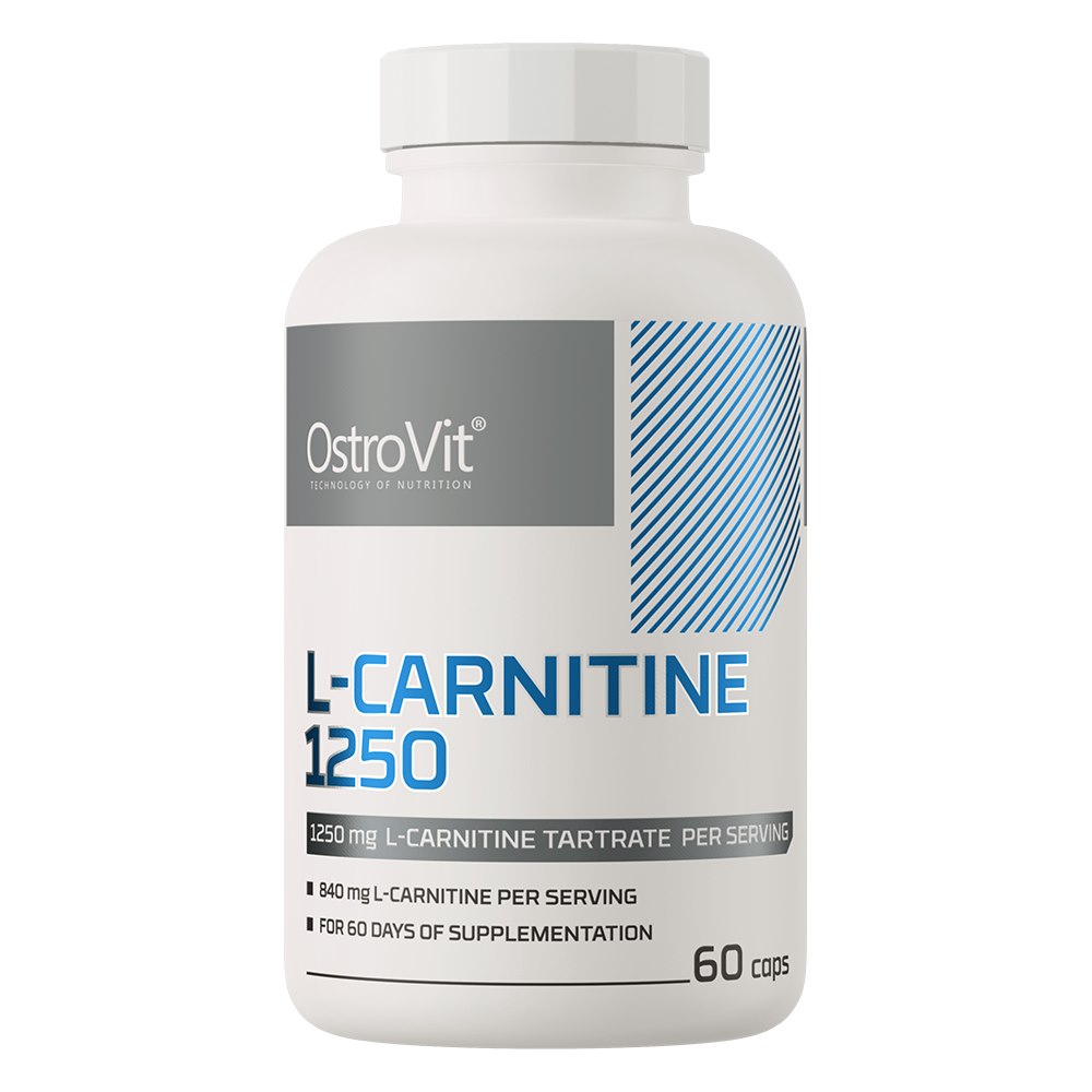 Ostrovit L-karnitīns 1250 mg 60 kapsulas