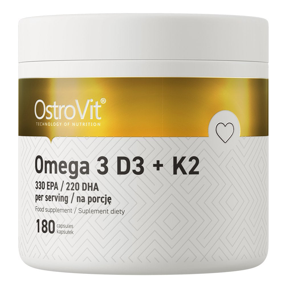 Ostrovit Omega 3 D3+K2 180 kapsulas