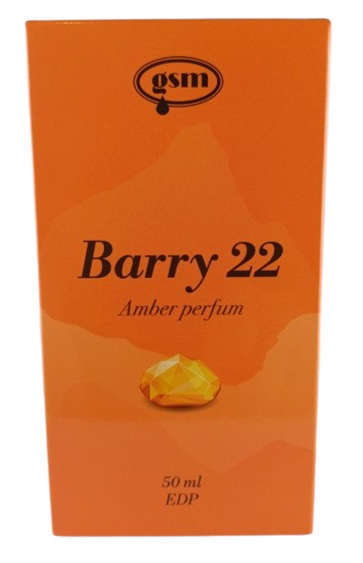 GSM MUMIO Dzintara smaržas vīriešiem BARRY 22 - AVENTURA 50 ml