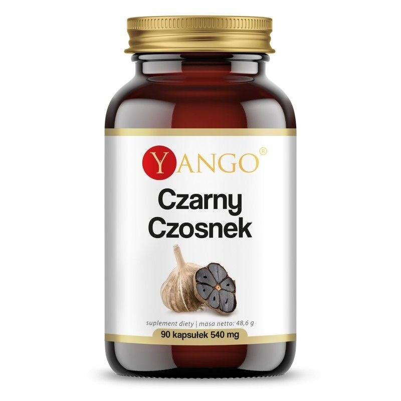 Yango melno ķiploku ekstrakts 400 mg 90 kapsulas