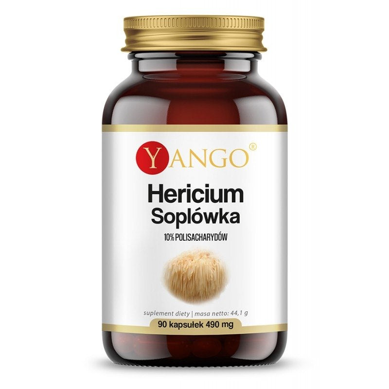 Yango Hericium – 10 % polisaharīdu ekstrakts 90 kapsulas