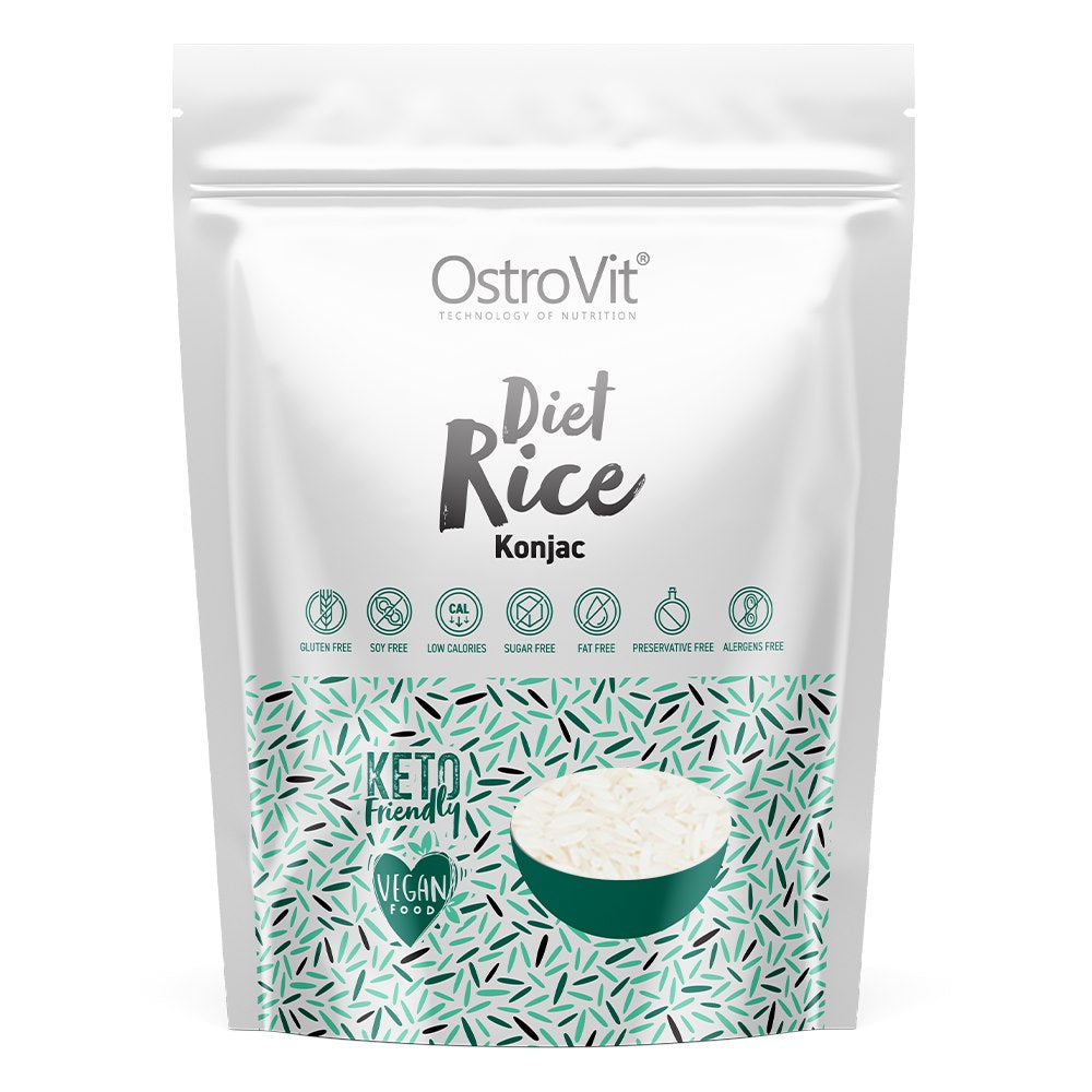 Ostrovit diētiskie Konjac rīsi – Konjac rīsi 400 g