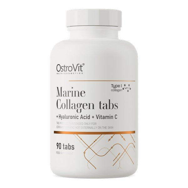 Ostrovit Jūras kolagēns + Hialuronskābe + C vitamīns 90 tabletes