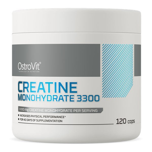 OstroVit kreatīna monohidrāts 3300 mg 120 kapsulas