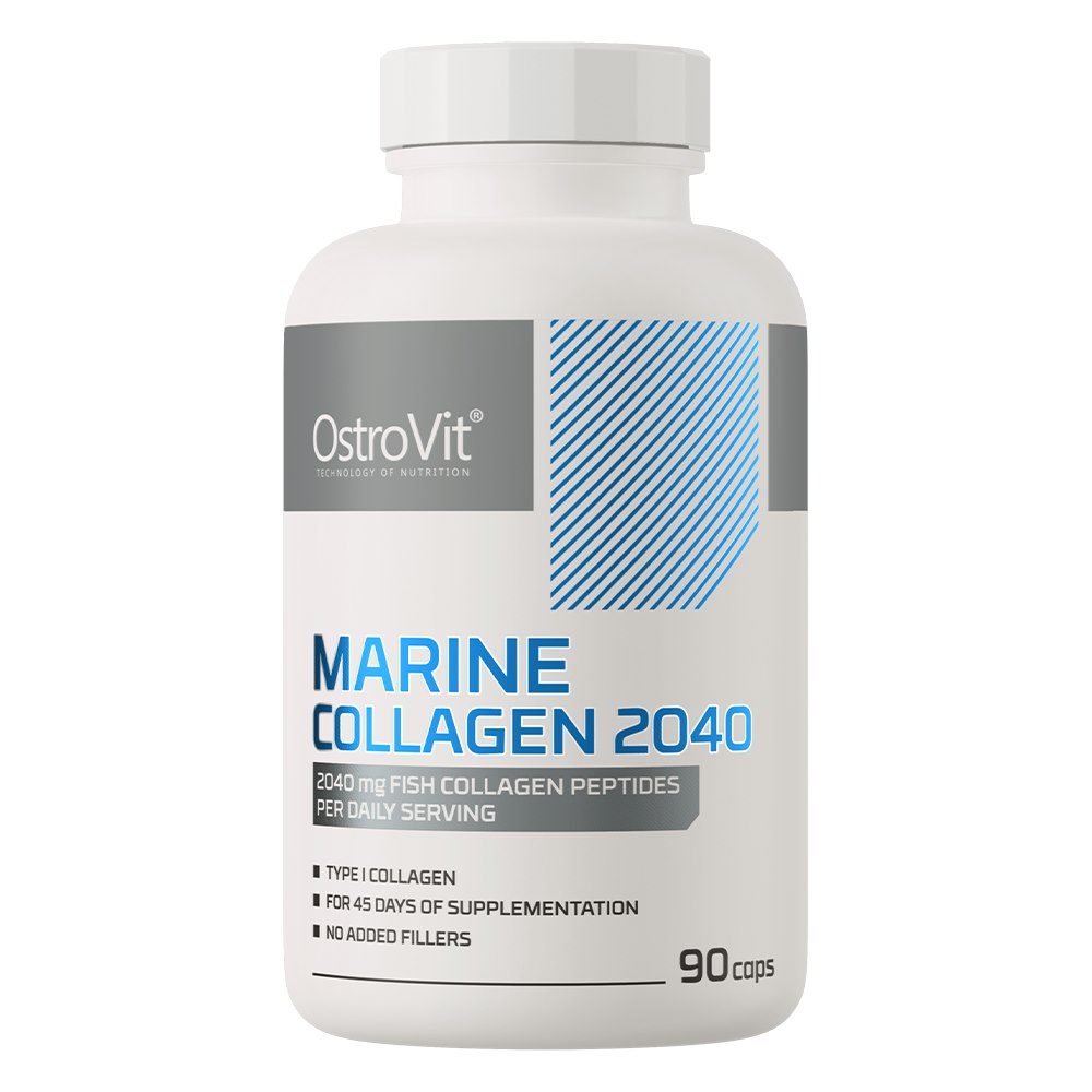 Ostrovit jūras kolagēns 2040 mg 90 kapsulas