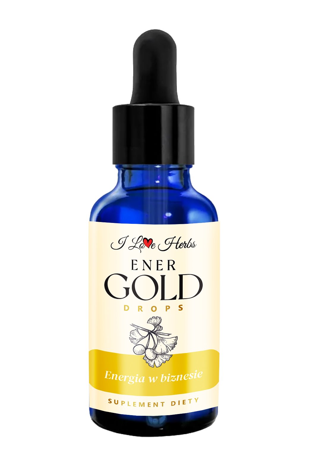 I LOVE HERBBS - ENER Gold pilieni ENERĢIJA BIZNESAM 50 ml