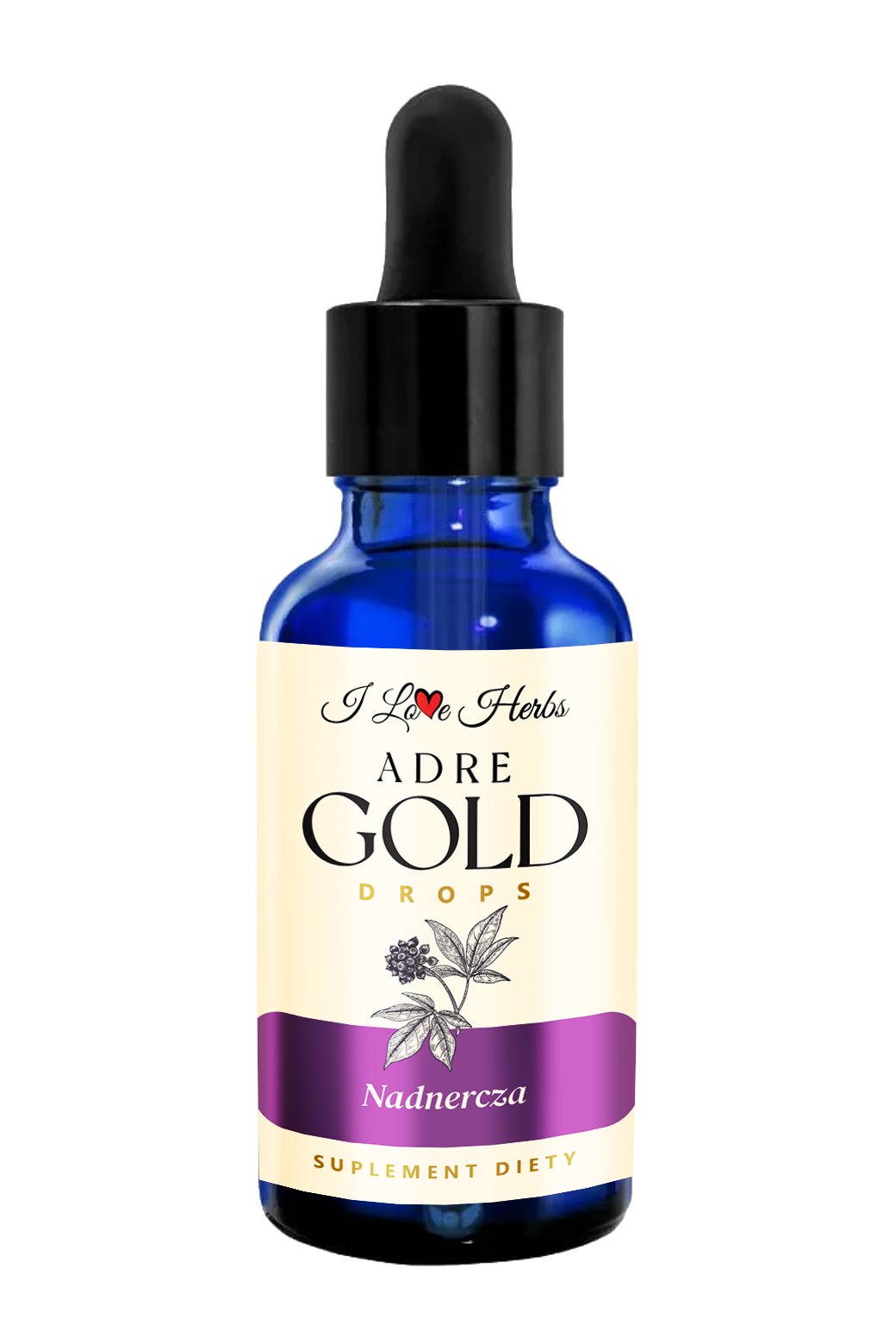 I Love Herbs - ADRE Gold Drops antinksčių liaukos 50 ml