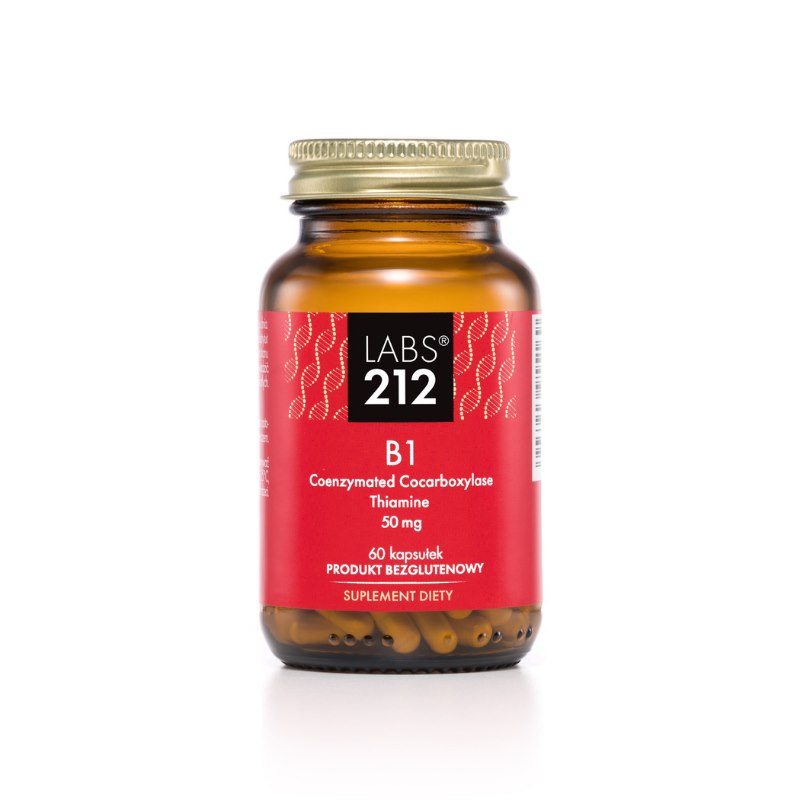 LABS212 B1 vitamīna koenzīms kokarboksilāze 60 kapsulas