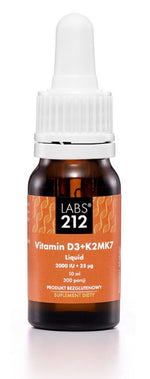 LABS212 D3 + K2MK7 Vitamīnu šķidrums 10 ml