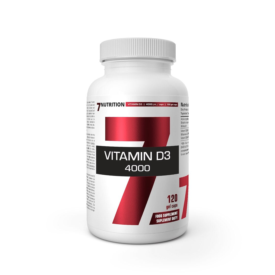 7Nutrition D vitamīns 4000 - D vitamīns 4000 SV 120 kaps.