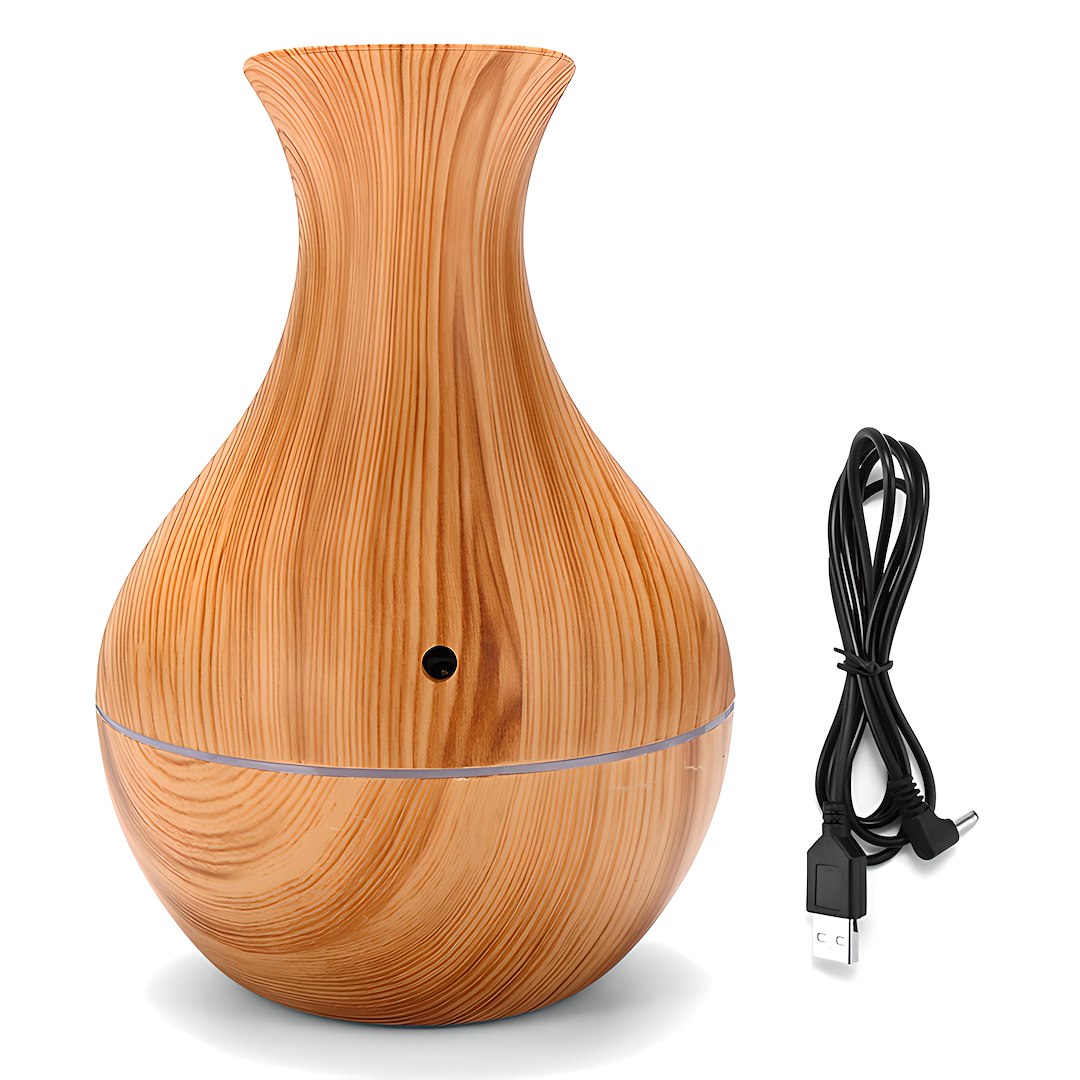 RETOO gaisa mitrinātājs - eļļas difuzors - USB brūns, augsts, 2W