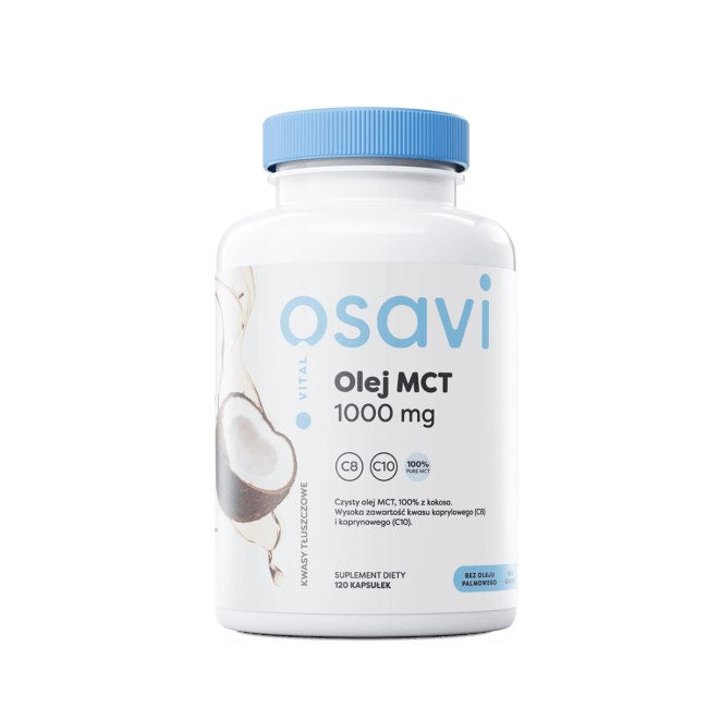 Osavi MCT eļļa 1000 mg 120 kapsulas