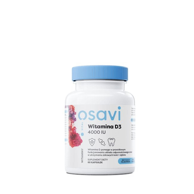 Osavi D3 vitamīns 4000 SV 60 kapsulas