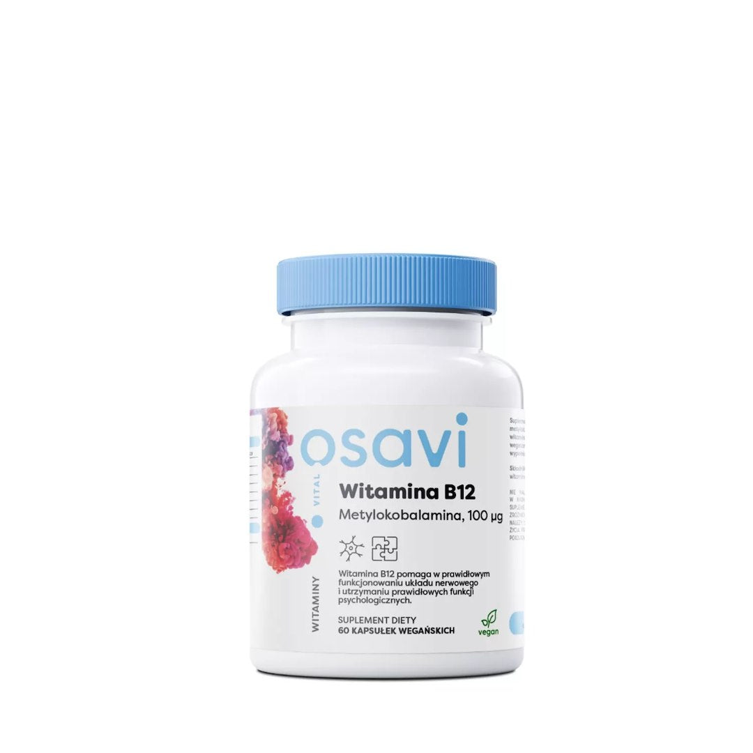 Osavi B12 vitamīns 100 mcg 60 kapsulas