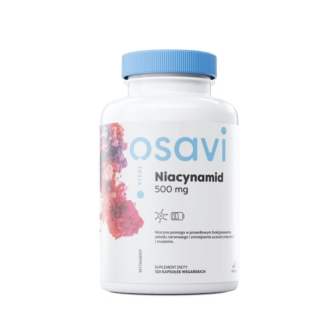 Osavi Niacinamīds 500 mg 120 kapsulas