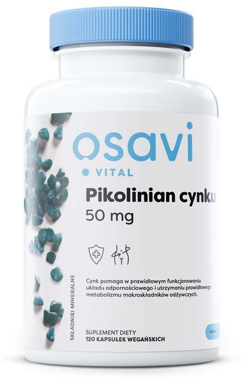 Osavi cinka pikolināts 50 mg 120 kapsulas