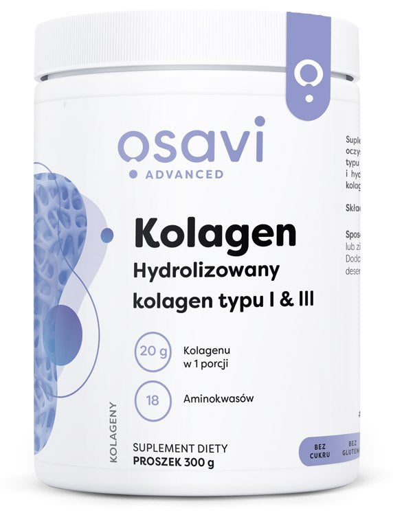 Osavi hidrolizēts I un III tipa kolagēns 300 g